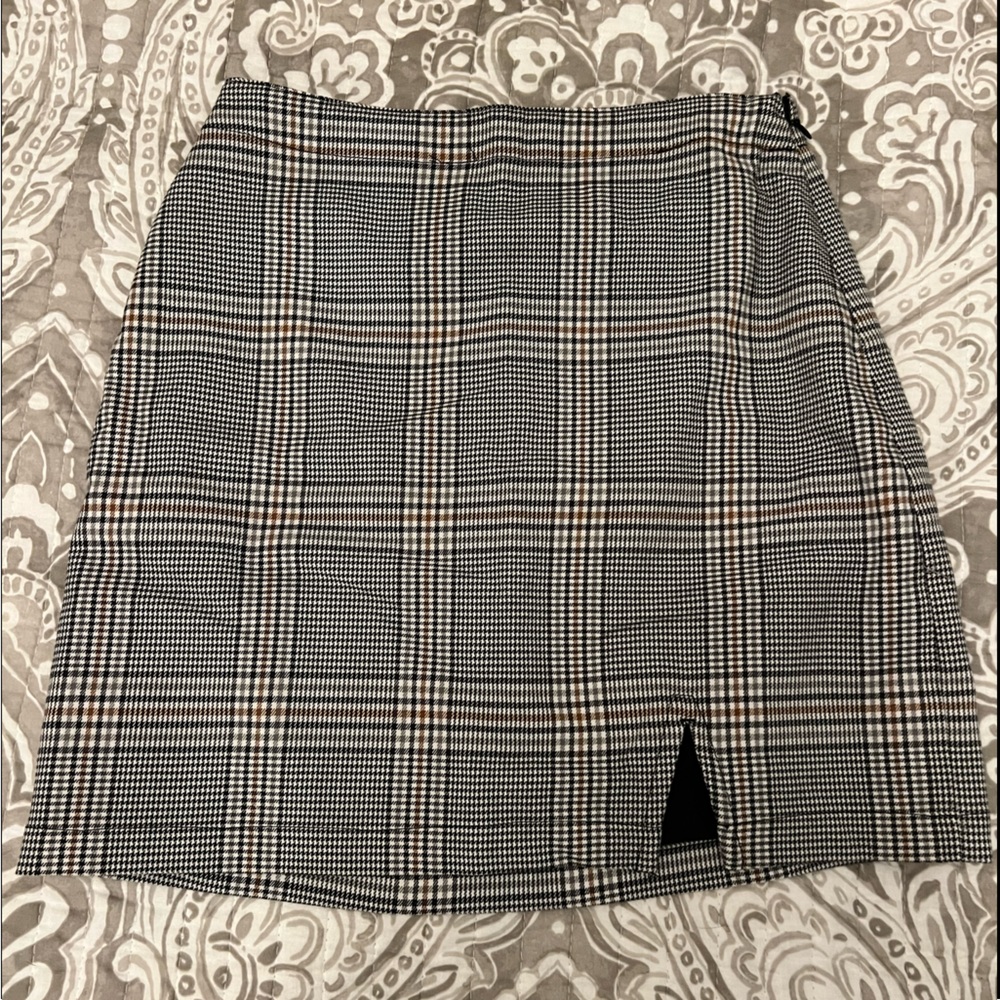 New Abercrombie & Fitch Plaid Mini Skirt